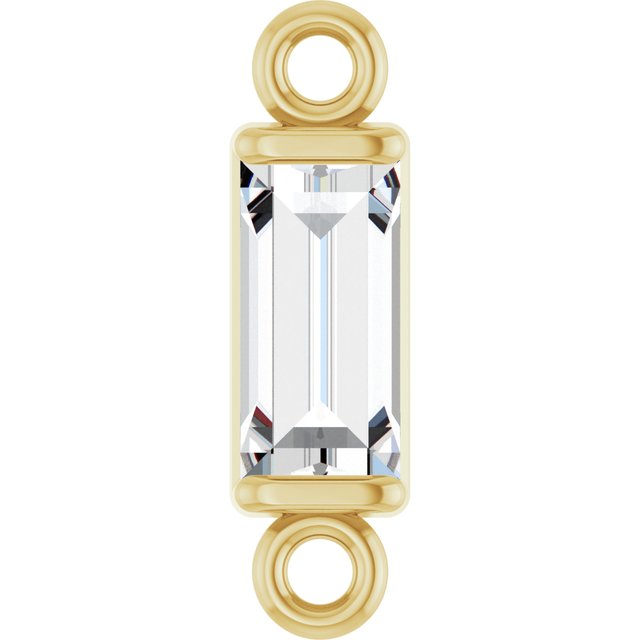 .06 CT Natural Diamond Link, 1.75 mm x 7.67 mm