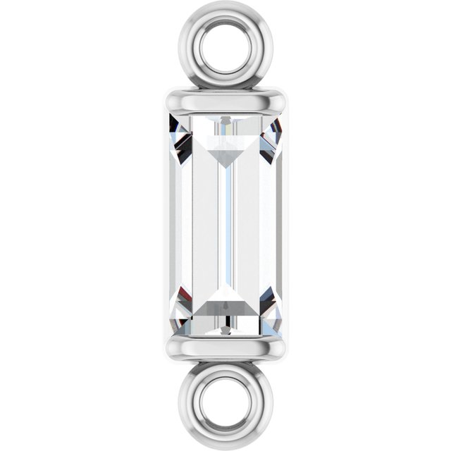 1/4 CTW Natural Diamond Link, 2.8 mm x 10 mm