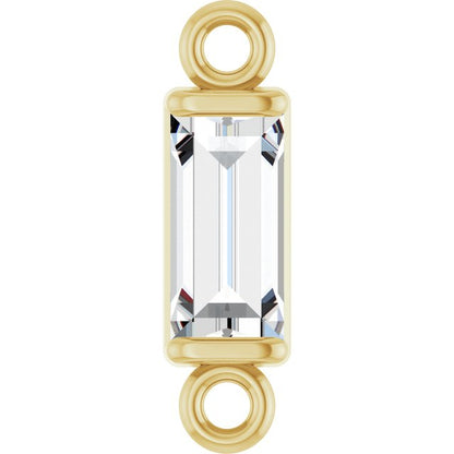 1/10 CT Natural Diamond Link, 2.27 mm x 8.7 mm
