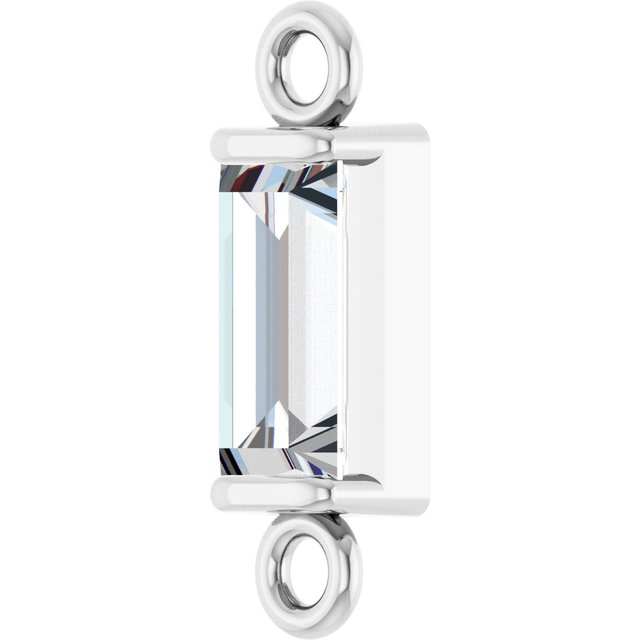 1/4 CTW Natural Diamond Link, 2.8 mm x 10 mm