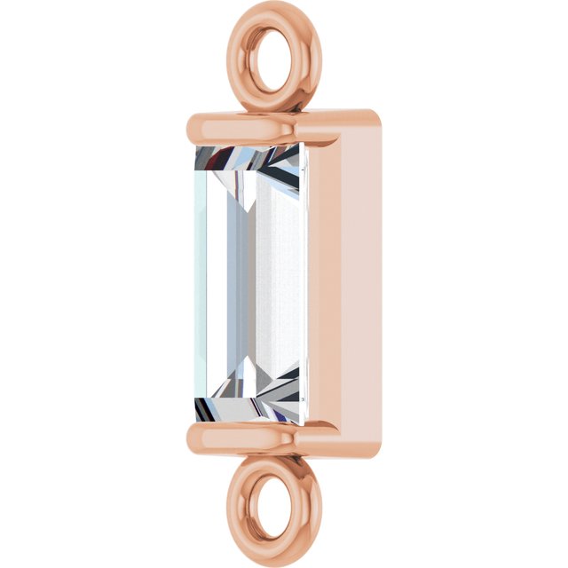 1/4 CTW Natural Diamond Link, 2.8 mm x 10 mm