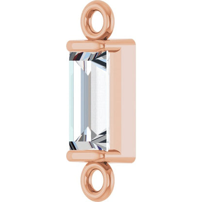 1/4 CTW Natural Diamond Link, 2.8 mm x 10 mm