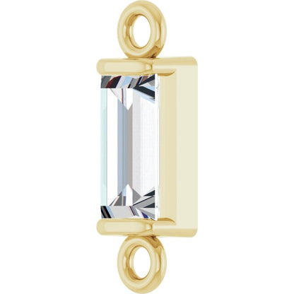 1/4 CTW Natural Diamond Link, 2.8 mm x 10 mm