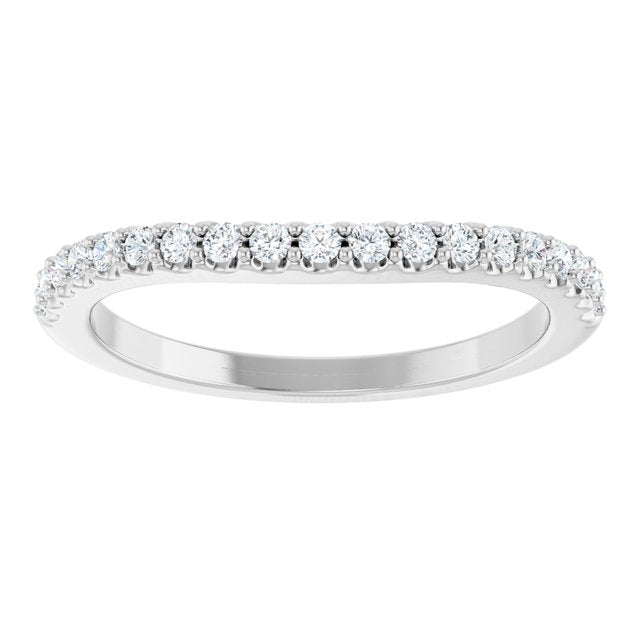 1/4 CTW Natural Diamond Matching Band, 3.5 mm