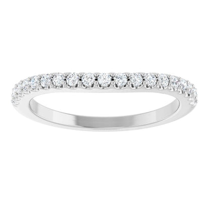 1/4 CTW Natural Diamond Matching Band, 3.5 mm