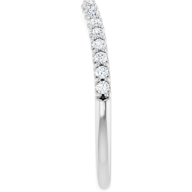 1/4 CTW Natural Diamond Matching Band, 3.5 mm