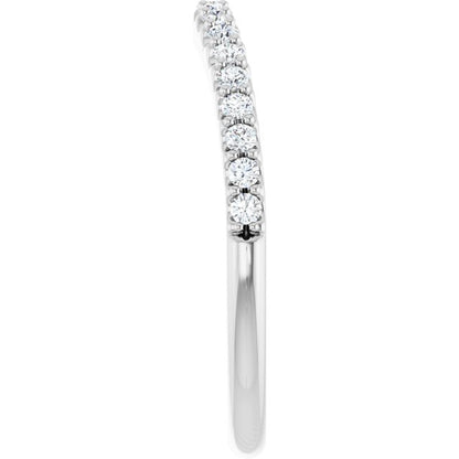 1/4 CTW Natural Diamond Matching Band, 3.5 mm