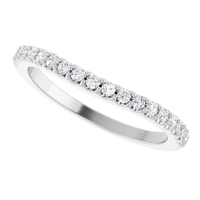 1/4 CTW Natural Diamond Matching Band, 3.5 mm