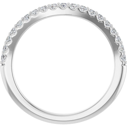 1/4 CTW Natural Diamond Matching Band, 3.5 mm