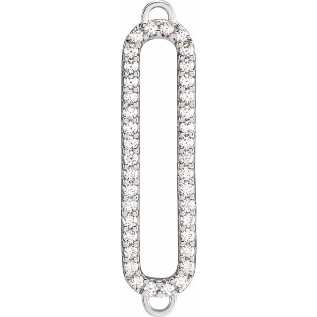 1/3 CTW Lab-Grown Diamond Geometric Link
