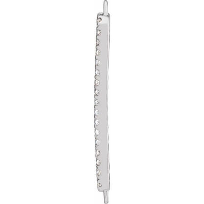 1/3 CTW Lab-Grown Diamond Geometric Link