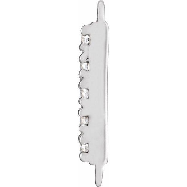 .03 CTW Natural Diamond Bar Link