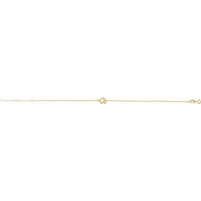 Initial 6 1/2-7 1/2" Bracelet