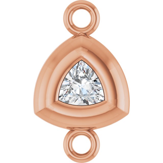 1/10 CT Lab-Grown Diamond Back-Set Bezel Link