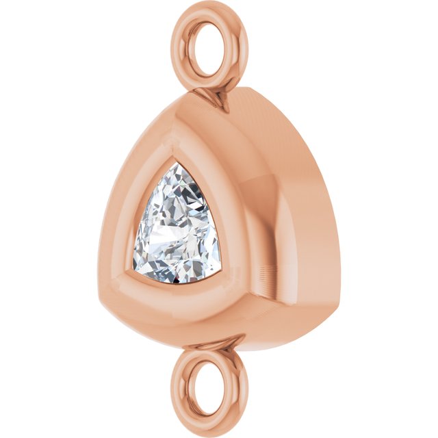 1/10 CT Lab-Grown Diamond Back-Set Bezel Link