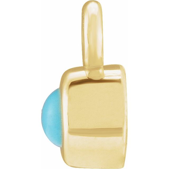 Natural Turquoise Dangle