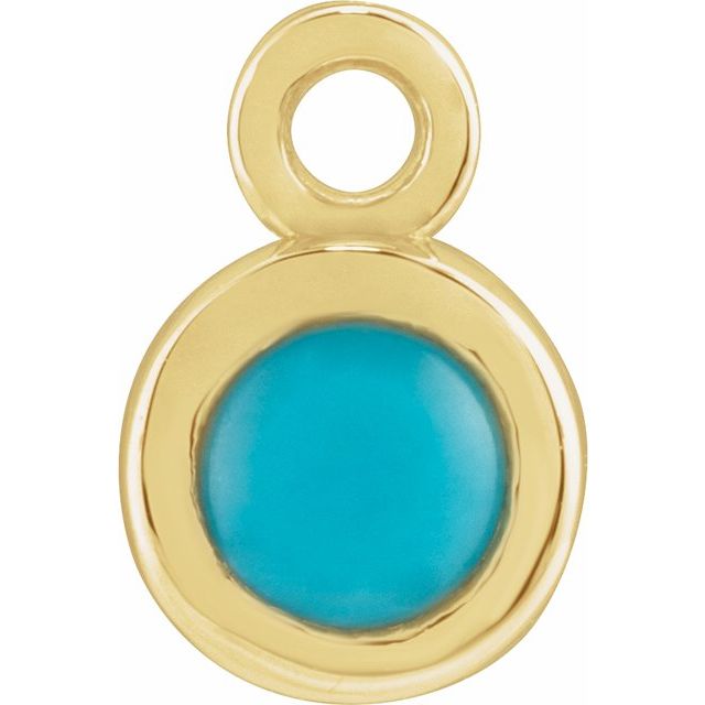Natural Turquoise Dangle
