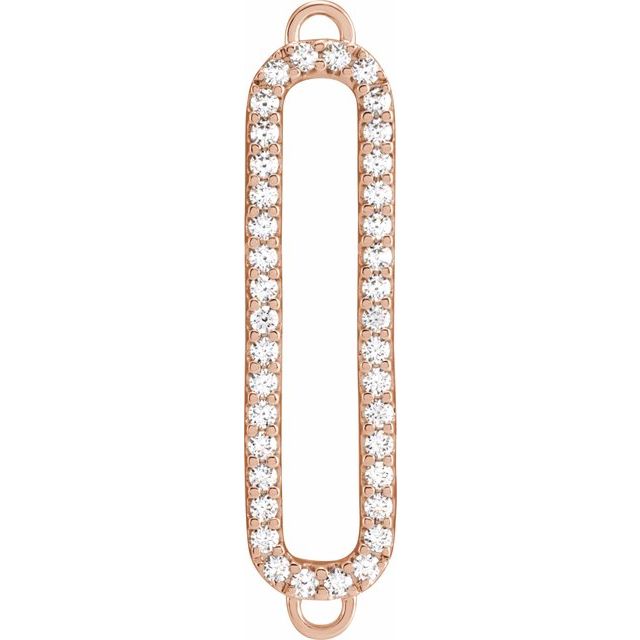 1/3 CTW Lab-Grown Diamond Geometric Link