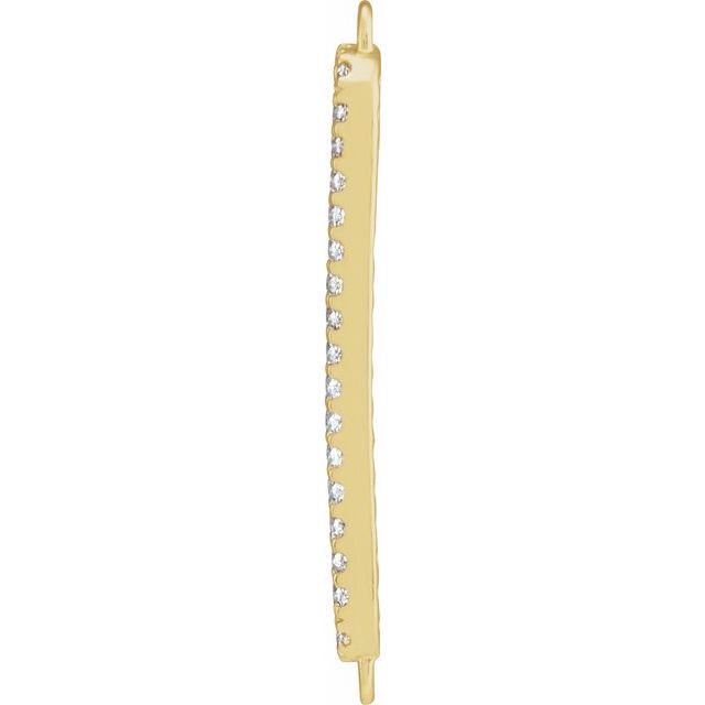 1/3 CTW Lab-Grown Diamond Geometric Link