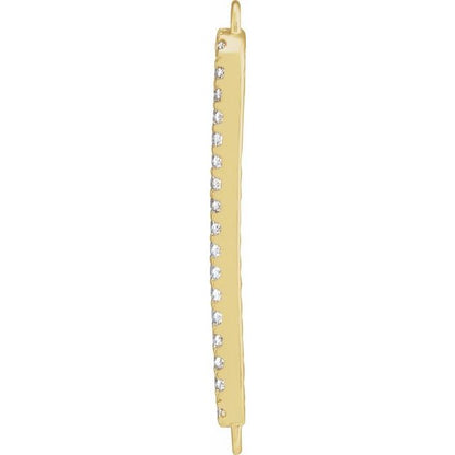 1/3 CTW Lab-Grown Diamond Geometric Link