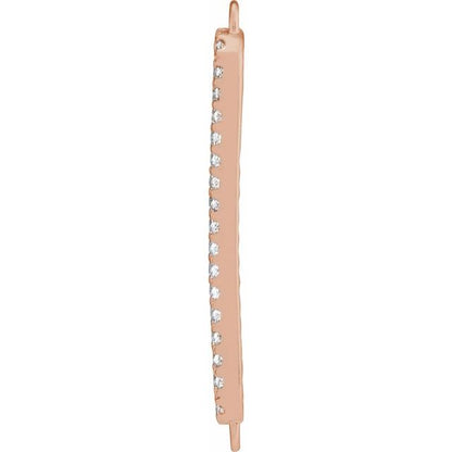1/3 CTW Lab-Grown Diamond Geometric Link
