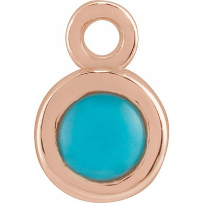 Natural Turquoise Dangle