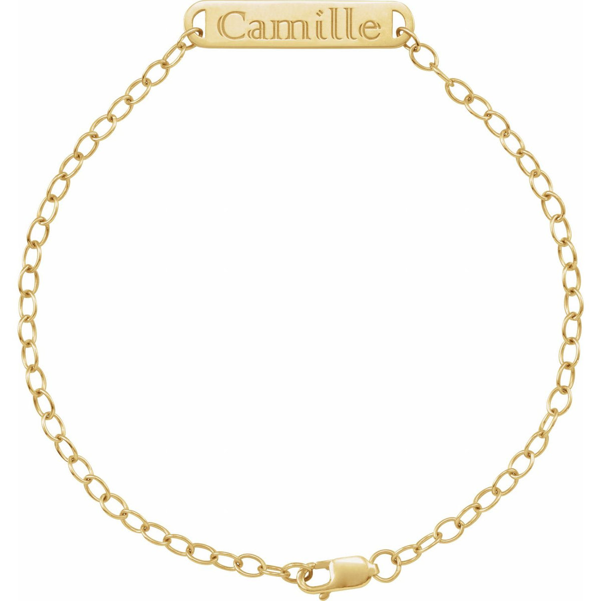 Engravable Bar 7" Bracelet (BRC936)