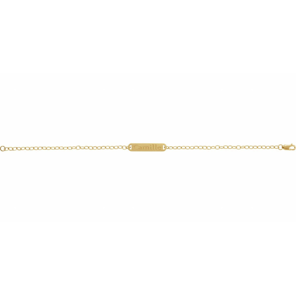 Engravable Bar 7" Bracelet (BRC936)