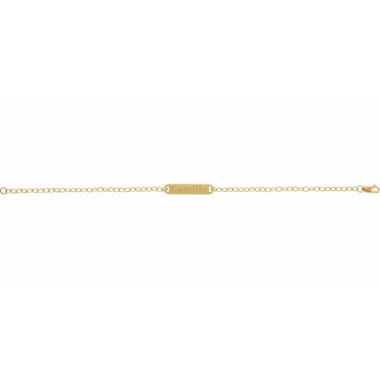 Engravable Bar 7" Bracelet (BRC936)