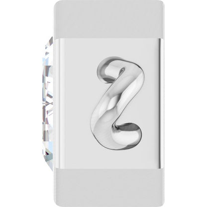 5/8 CT Lab-Grown Diamond Bezel-Set Link, 5.3 mm x 11.3 mm
