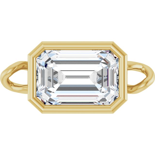 5/8 CT Natural Diamond Bezel-Set Link, 5.3 mm x 11.3 mm