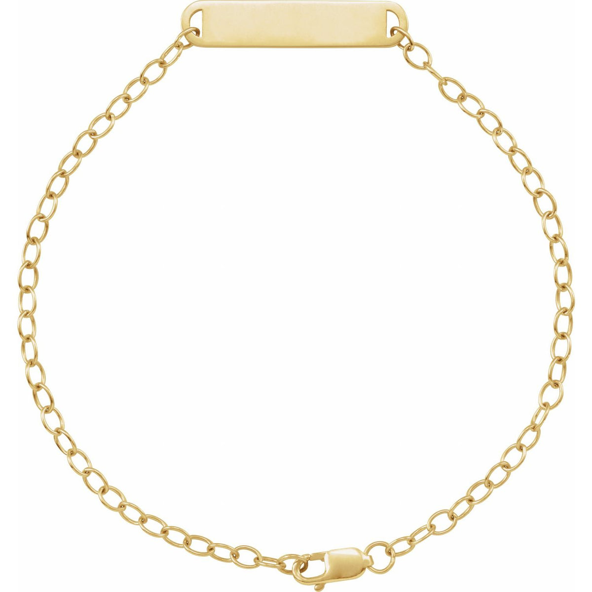 Engravable Bar 7" Bracelet (BRC936)