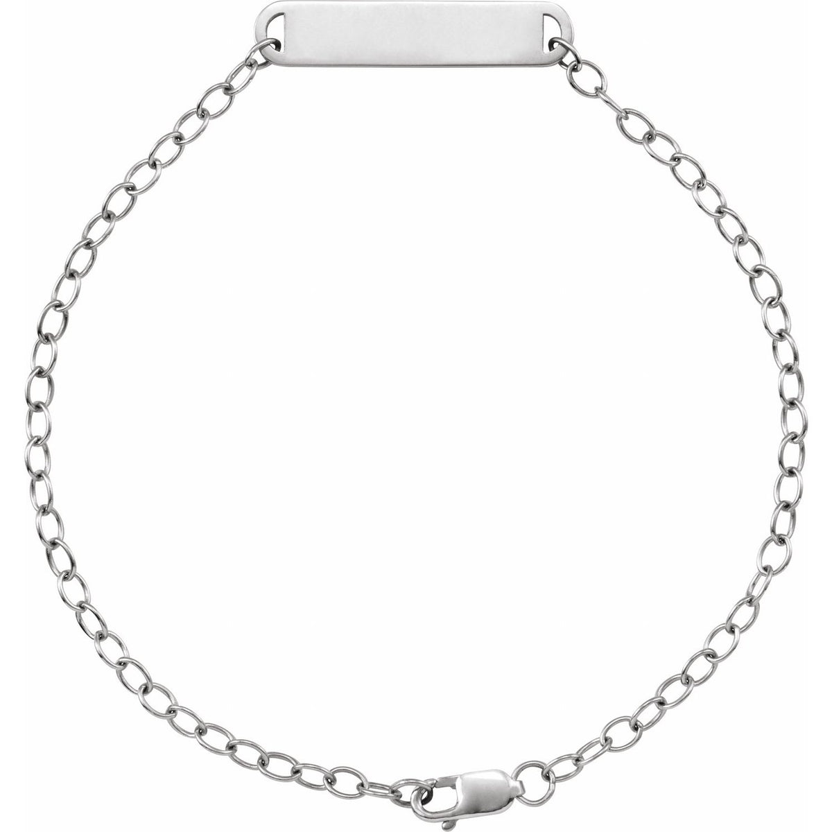 Engravable Bar 7" Bracelet (BRC936)