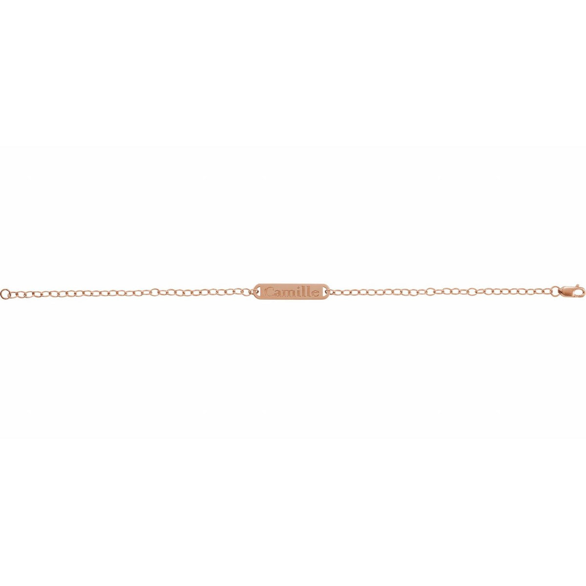 Engravable Bar 7" Bracelet (BRC936)