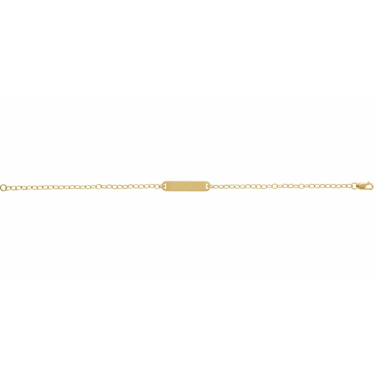 Engravable Bar 7" Bracelet (BRC936)