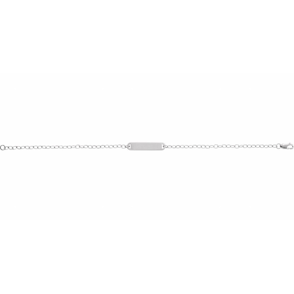Engravable Bar 7" Bracelet (BRC936)
