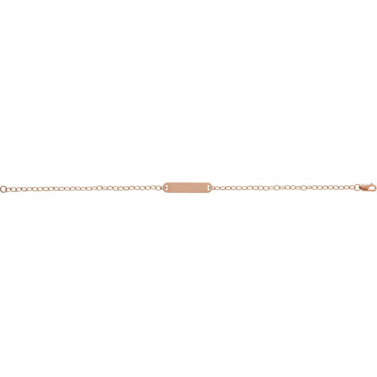 Engravable Bar 7" Bracelet (BRC936)