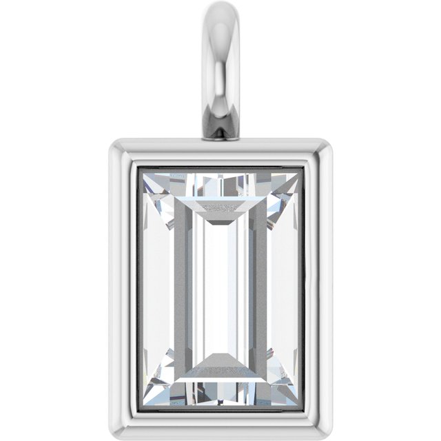 .08 CT Natural Diamond Dangle, 2.9 mm x 5.7 mm