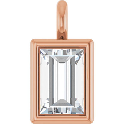 .08 CT Natural Diamond Dangle, 2.9 mm x 5.7 mm