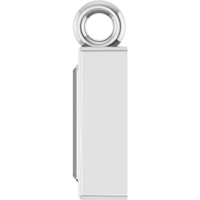 1/6 CT Natural Diamond Dangle, 2.9 mm x 7.7 mm