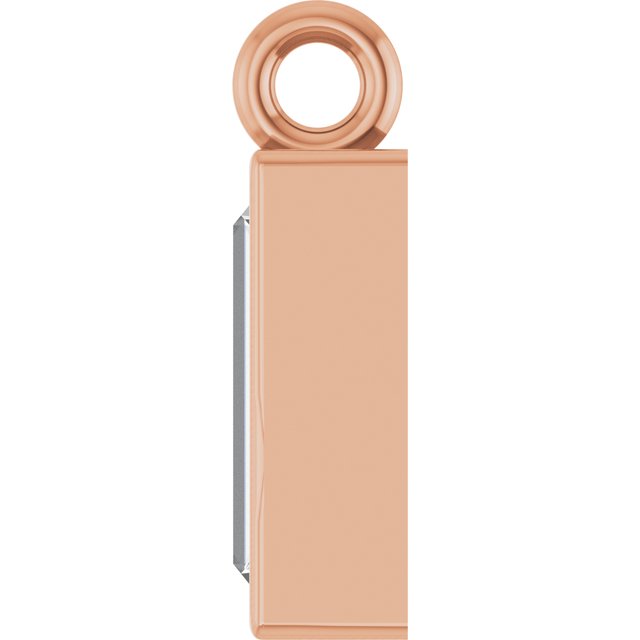 1/6 CT Lab-Grown Diamond Dangle, 2.9 mm x 7.7 mm