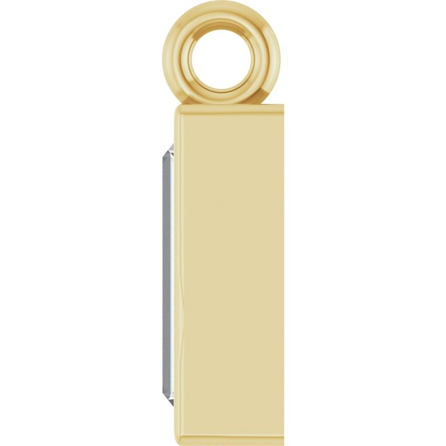 1/6 CT Lab-Grown Diamond Dangle, 2.9 mm x 7.7 mm