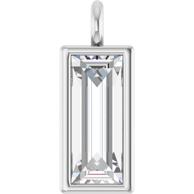 1/6 CT Natural Diamond Dangle, 2.9 mm x 7.7 mm
