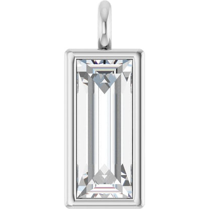 1/6 CT Natural Diamond Dangle, 2.9 mm x 7.7 mm