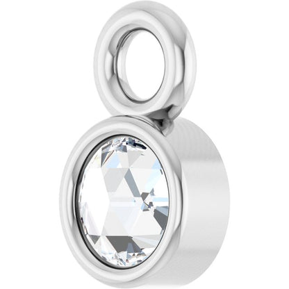 .02 CT Rose-Cut Natural Diamond Dangle