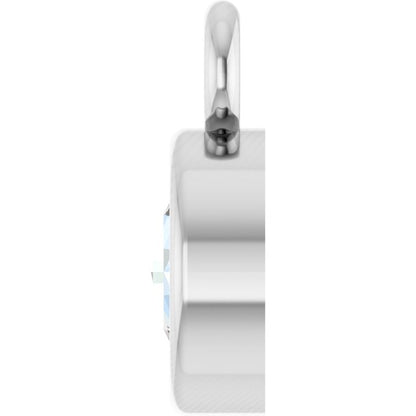 .06 CT Rose-Cut Natural Diamond Dangle
