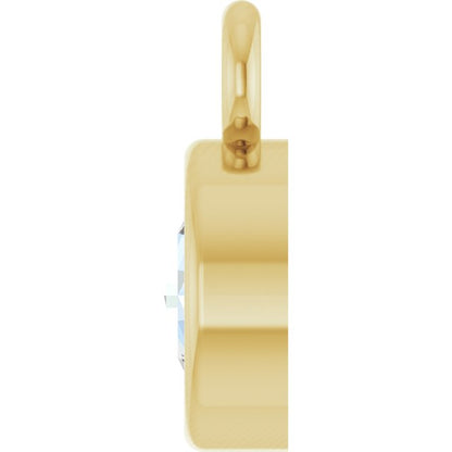 .06 CT Rose-Cut Natural Diamond Dangle