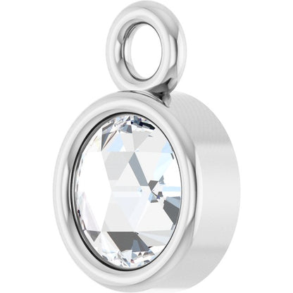 .06 CT Rose-Cut Natural Diamond Dangle