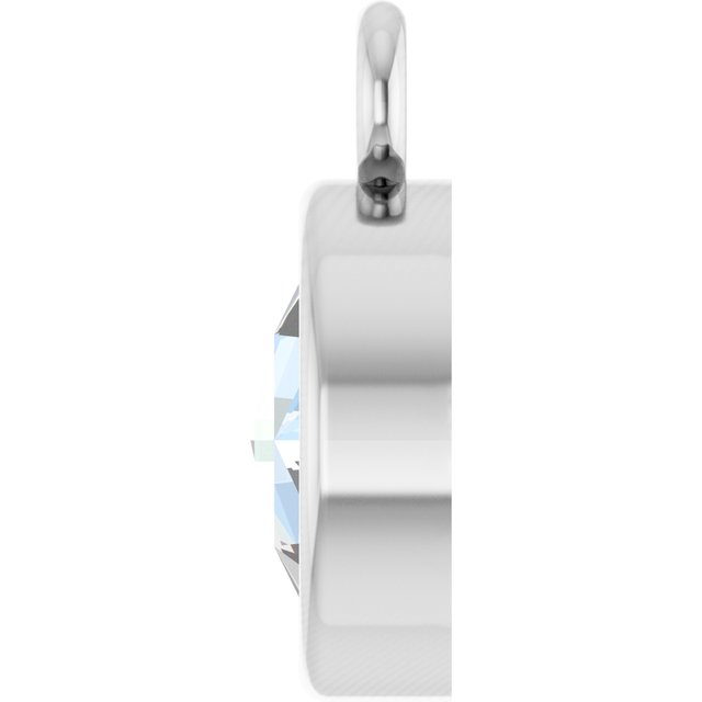 1/8 CT Rose-Cut Natural Diamond Dangle