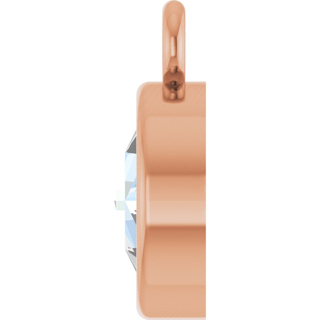 1/8 CT Rose-Cut Natural Diamond Dangle